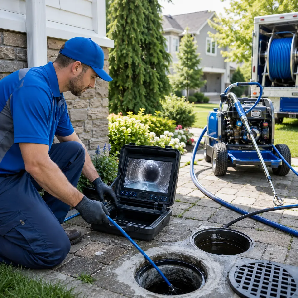 Outdoor drain cleaning professionals serving East Lynn, IL